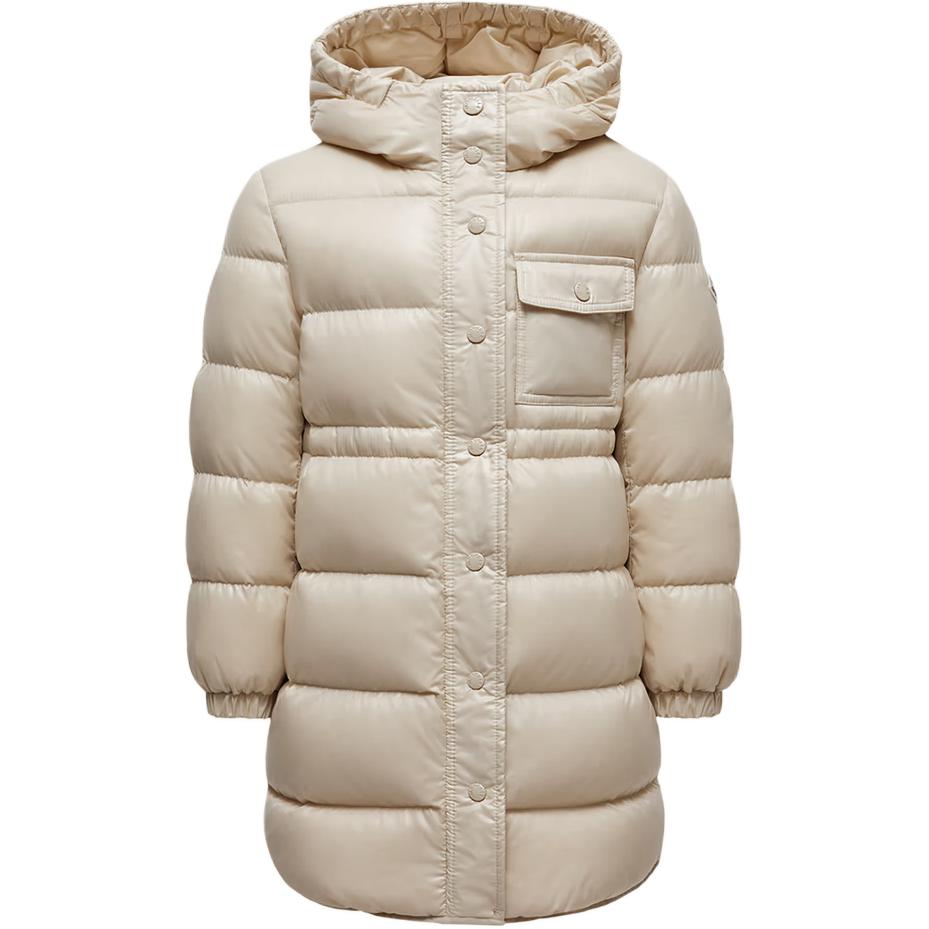

Пуховик Light Beige для детей 3-7 лет Moncler, светло-бежевый