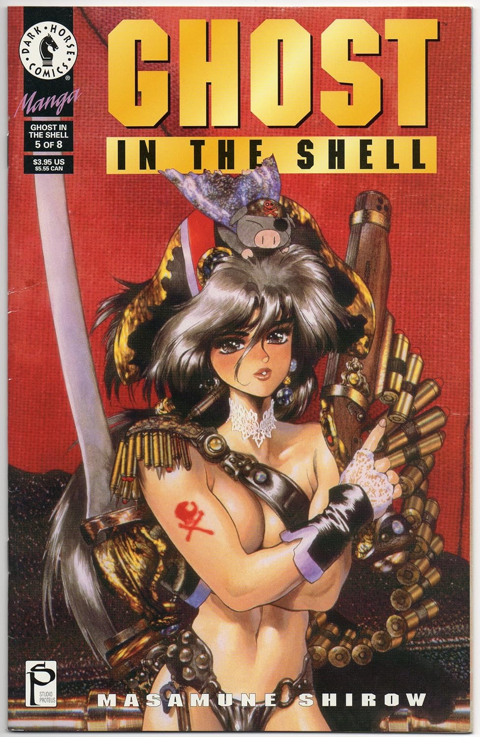 

Ghost in the Shell No. 5 (of 8) (Comic Book, July 1995) "Dumb Barter" (5) (Dark Horse Comics)
