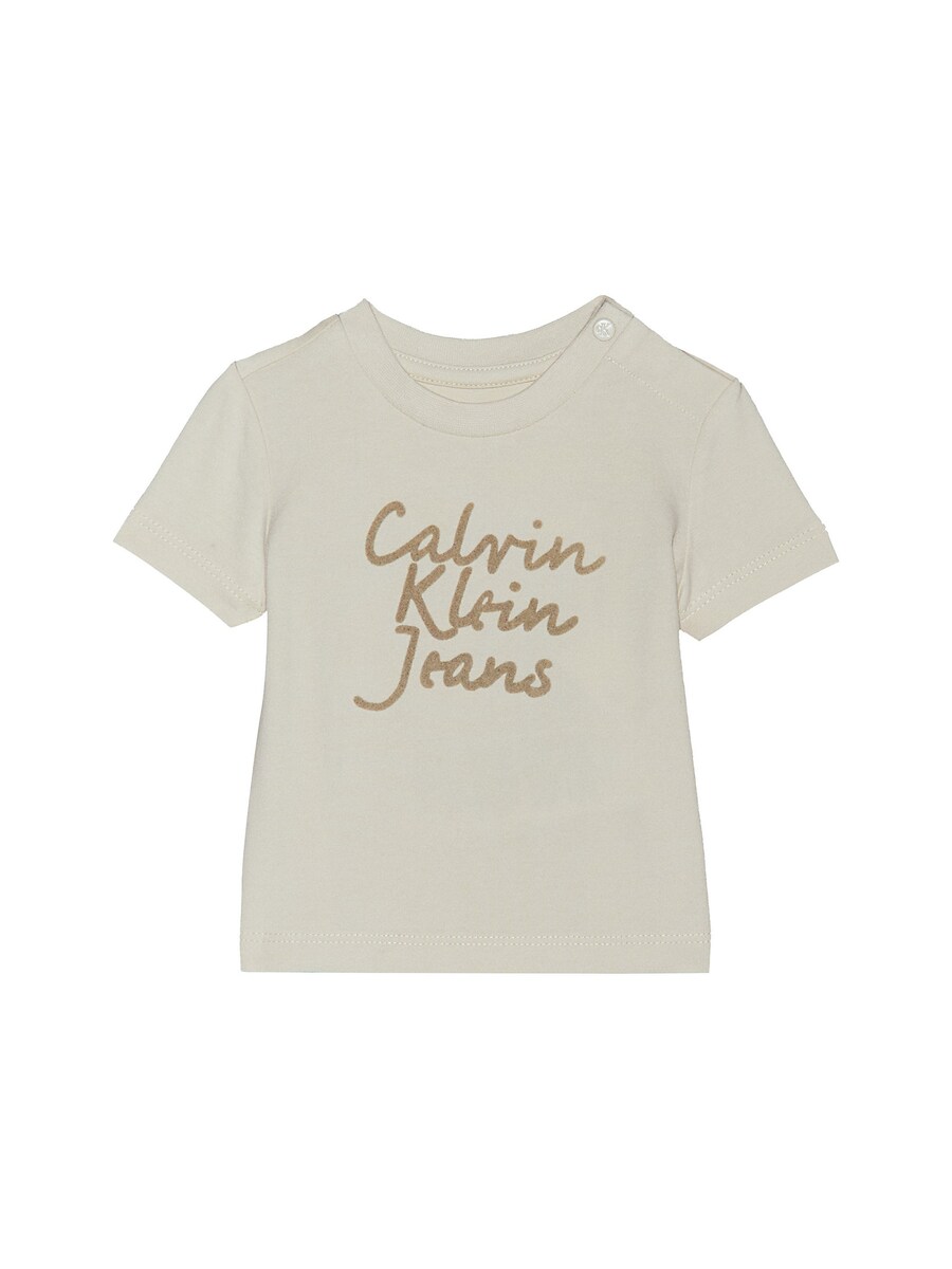 

Рубашка Calvin Klein Jeans Newborn, бежевый