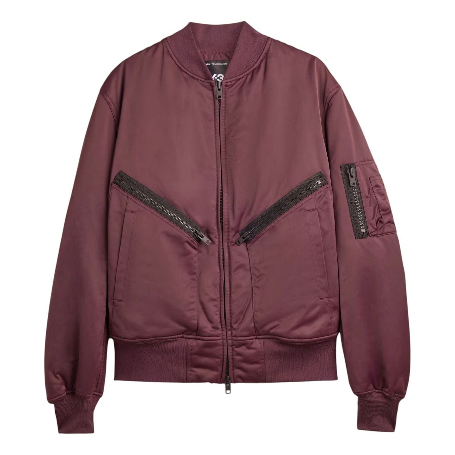 Куртка-бомбер Adidas Y-3 Oversized Jacket 'Shadow Maroon'