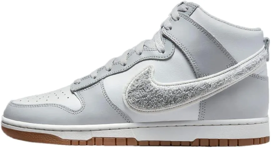 Мужские баскетбольные кроссовки Nike Dunk Hi Retro, светло-серый