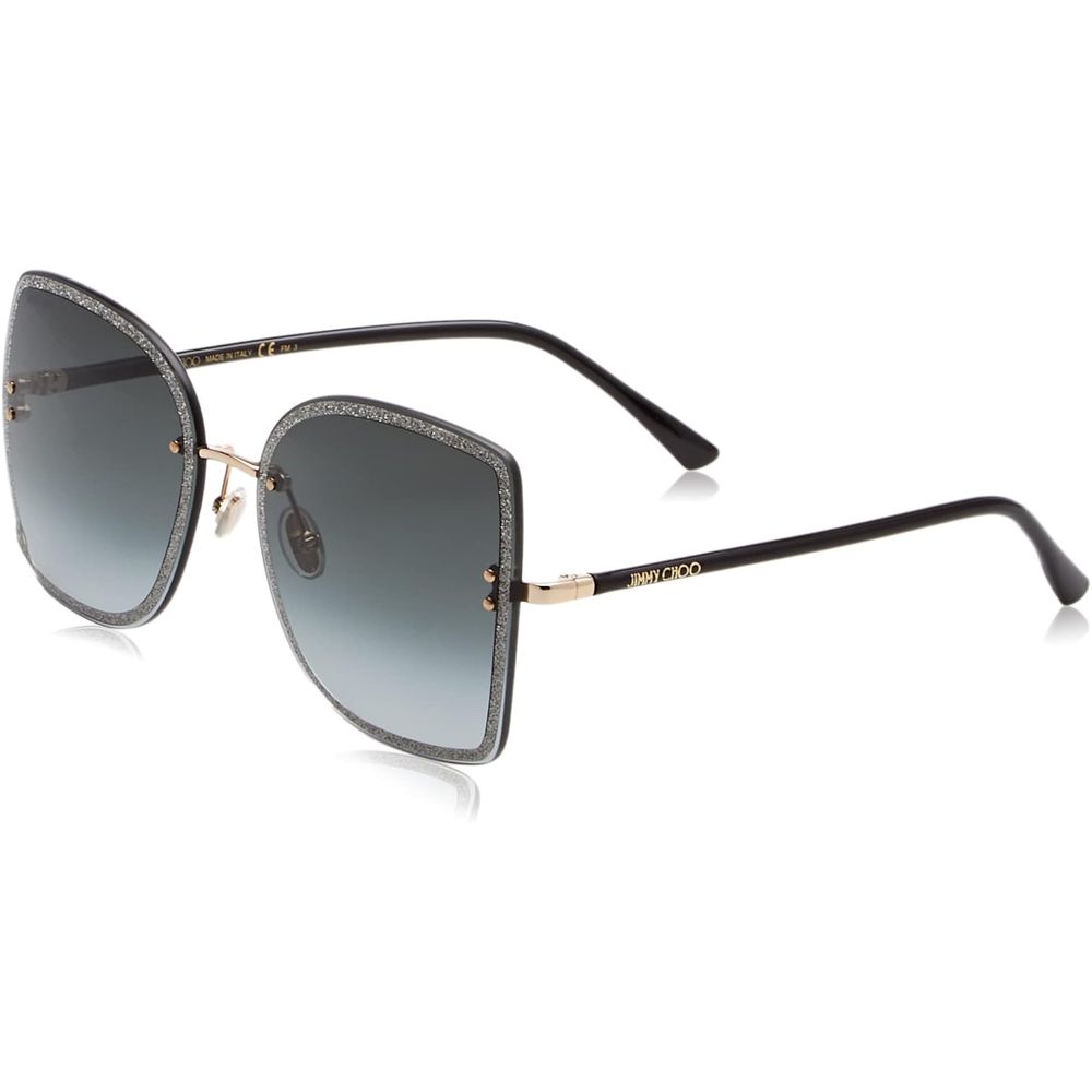 

Солнцезащитные очки из черной смолы Jimmy Choo Eyewear
