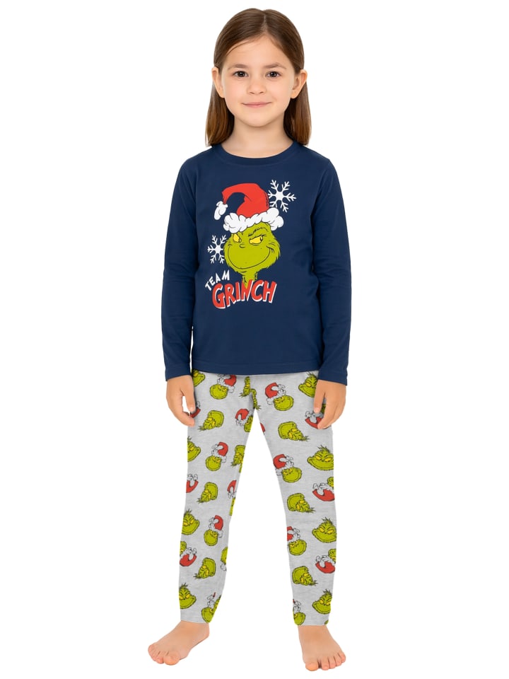 

Пижама The Grinch, сине-серый
