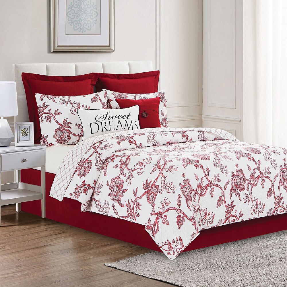 

C&F Home Arcadia Red Комплект одеял из 3 предметов с накладками, цвет Crimson