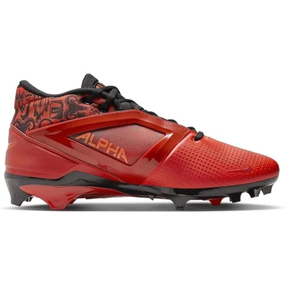 

Футбольные бутсы Nike Alpha Menace 4 Pro FQ3984-600 мужские, красно-черные, литые, UWU862 Nike, красный