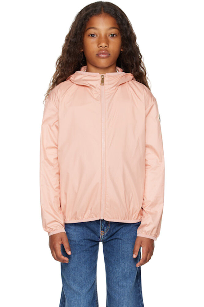 

Куртка Fegeo с капюшоном розового цвета для больших детей Moncler Enfant