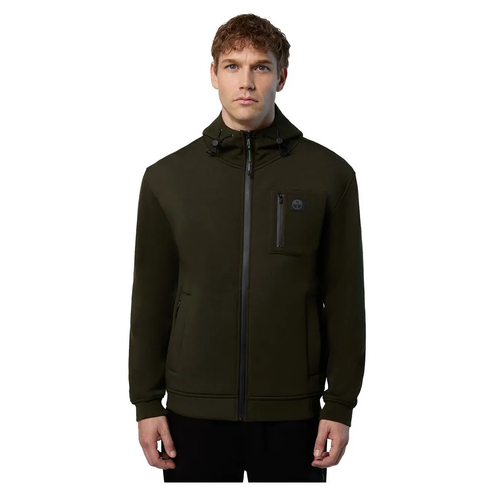 

Толстовка North Sails Pocket full zip, зеленый