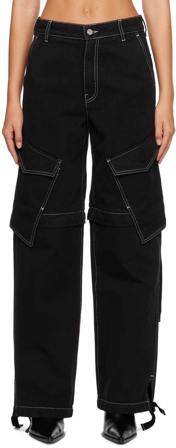 

Черные джинсы-парашюты Dion Lee