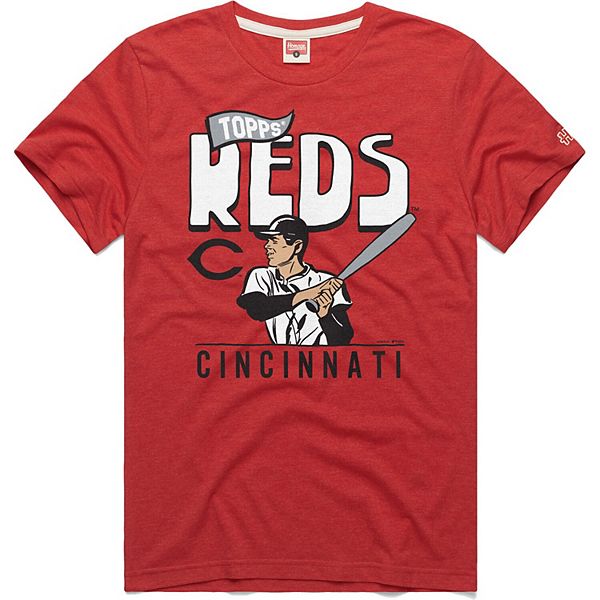 

Мужская футболка tri-blend x topps cincinnati reds красная Homage