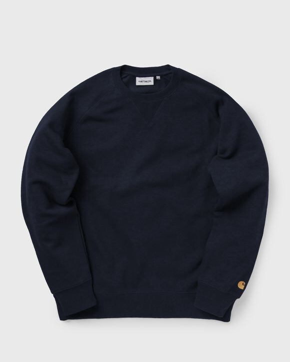 

Свитер Carhartt Wip Chase Sweat, цвет dark navy / gold