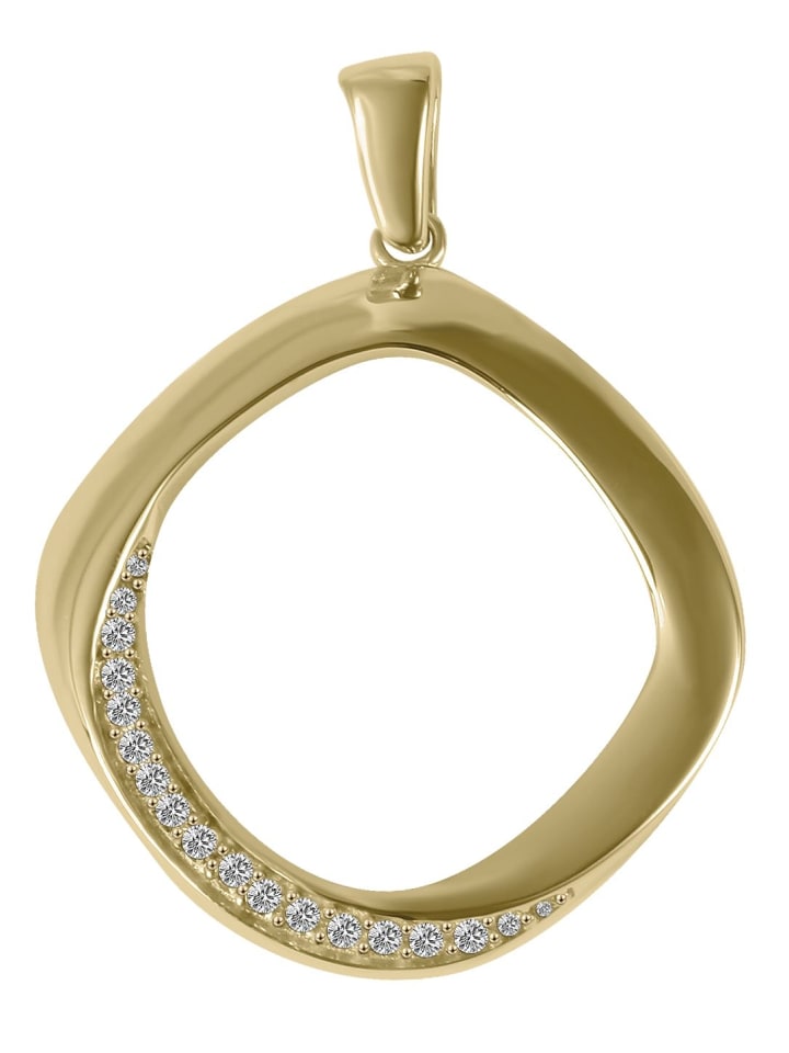 

Adeliás Женский кулон из золота 333 пробы с кубическим цирконием в золоте