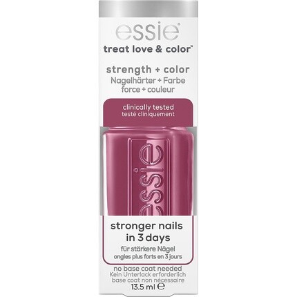 Лак для ногтей Strengthening Treat Love Color, 13,5 мл, цвет 95, лиловый Tivation - лиловый крем, Essie — фото 3