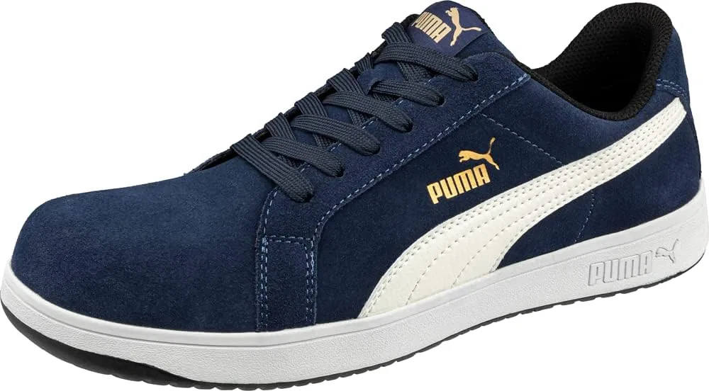 Мужские низкие защитные кроссовки Puma Iconic Suede Grey