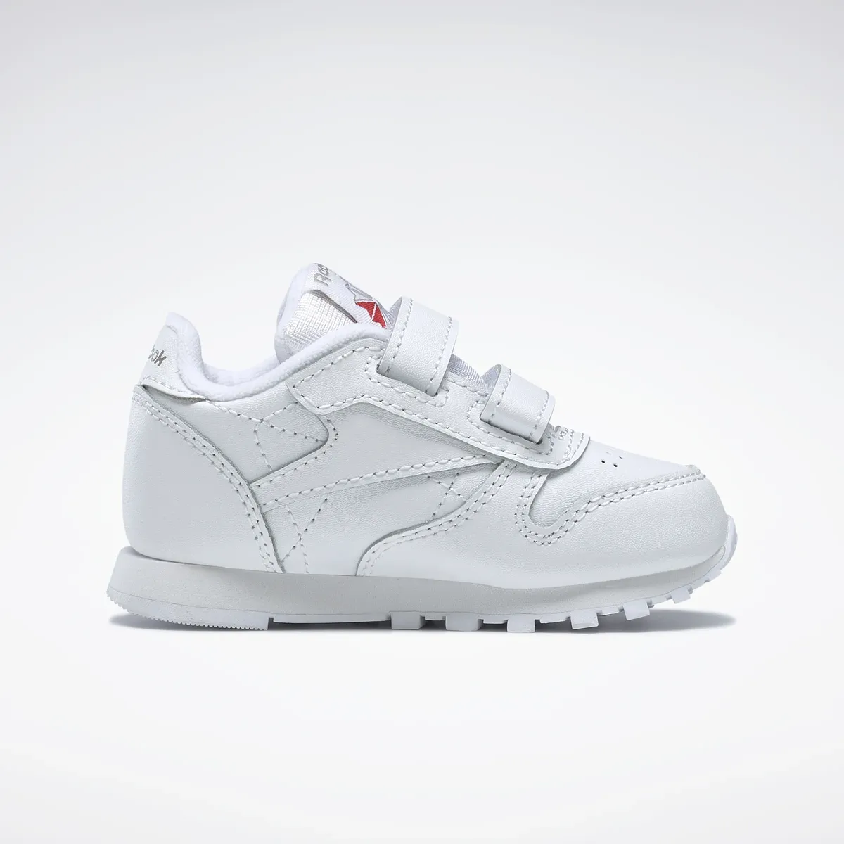 Кроссовки Reebok Classic "CLASSIC LEATHER SHOES", с застежкой-липучкой, белый — фото 3