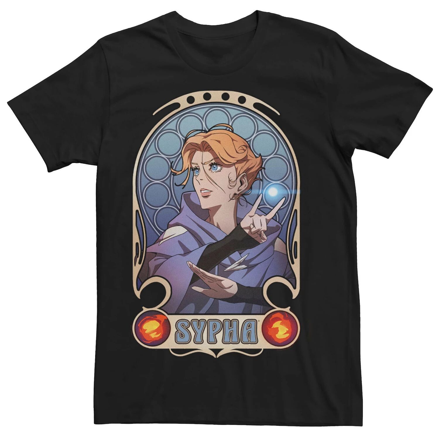 

Мужская футболка с портретом Netflix Castlevania Sypha Licensed Character