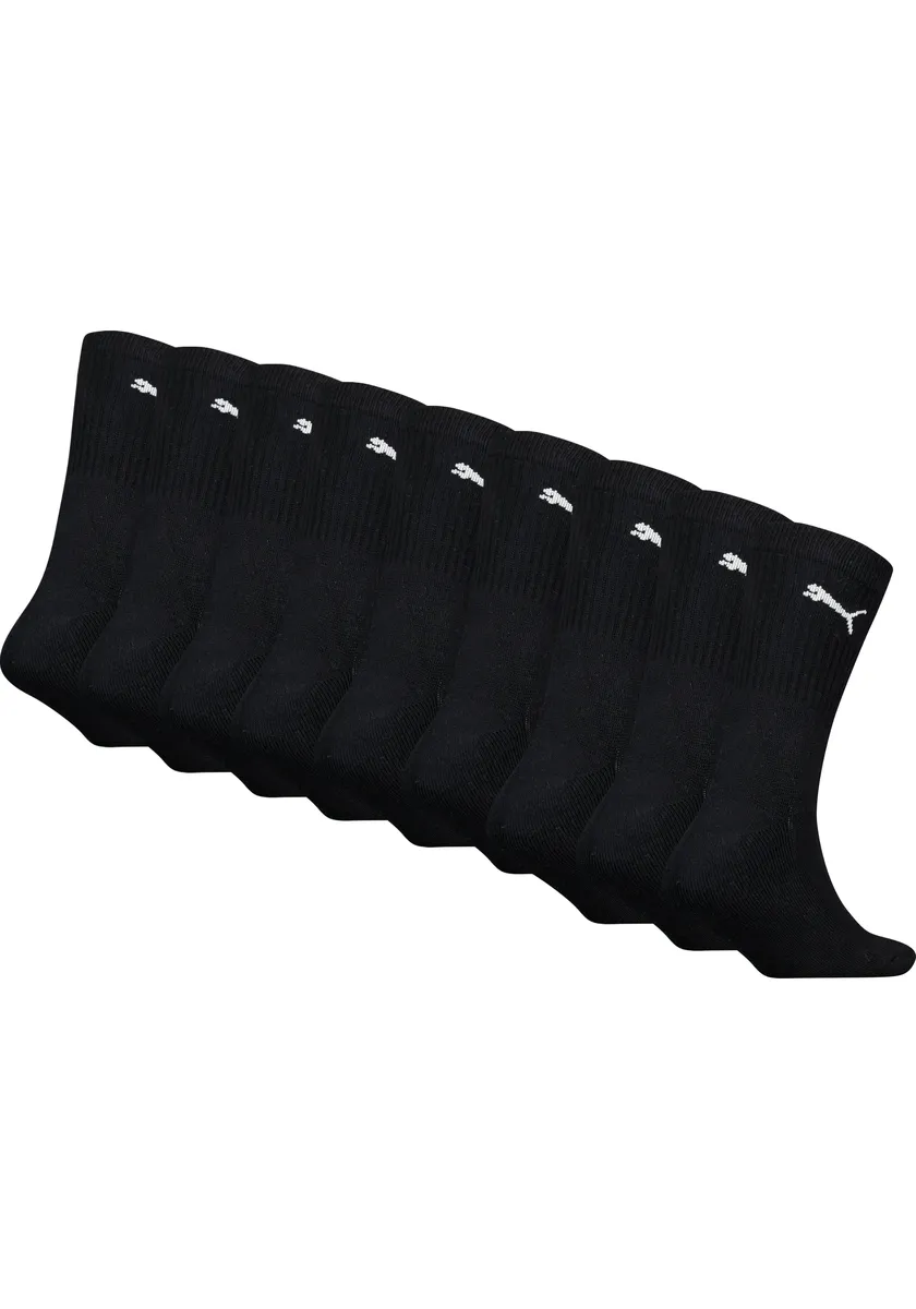 Носки PUMA "JUNIOR CREW SOCK 9P ECOM" (9 пар), мягкая подошва для амортизации и дополнительного комфорта, черный — фото 2