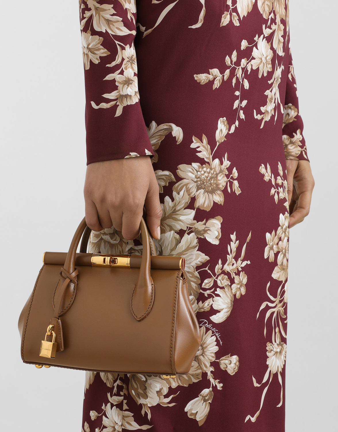 Мини-сумка Marlene day из пальматованной телячьей кожи DOLCE & GABBANA — фото 2