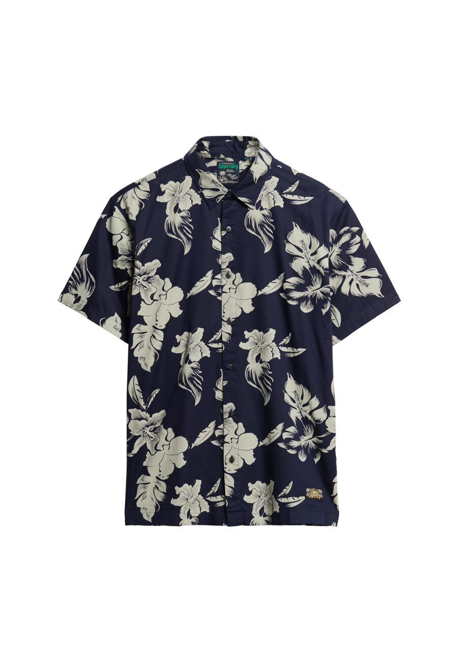 

Рубашка на пуговицах Comfort fit Superdry, морской синий