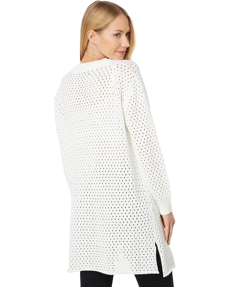 

Свитер KENDALL + KYLIE Mesh Stitch Open Cardigan, цвет Vanilla Bean