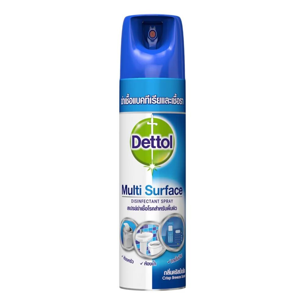 

Dettol Дезинфицирующий спрей Crisp Breeze 225мл, Translucent
