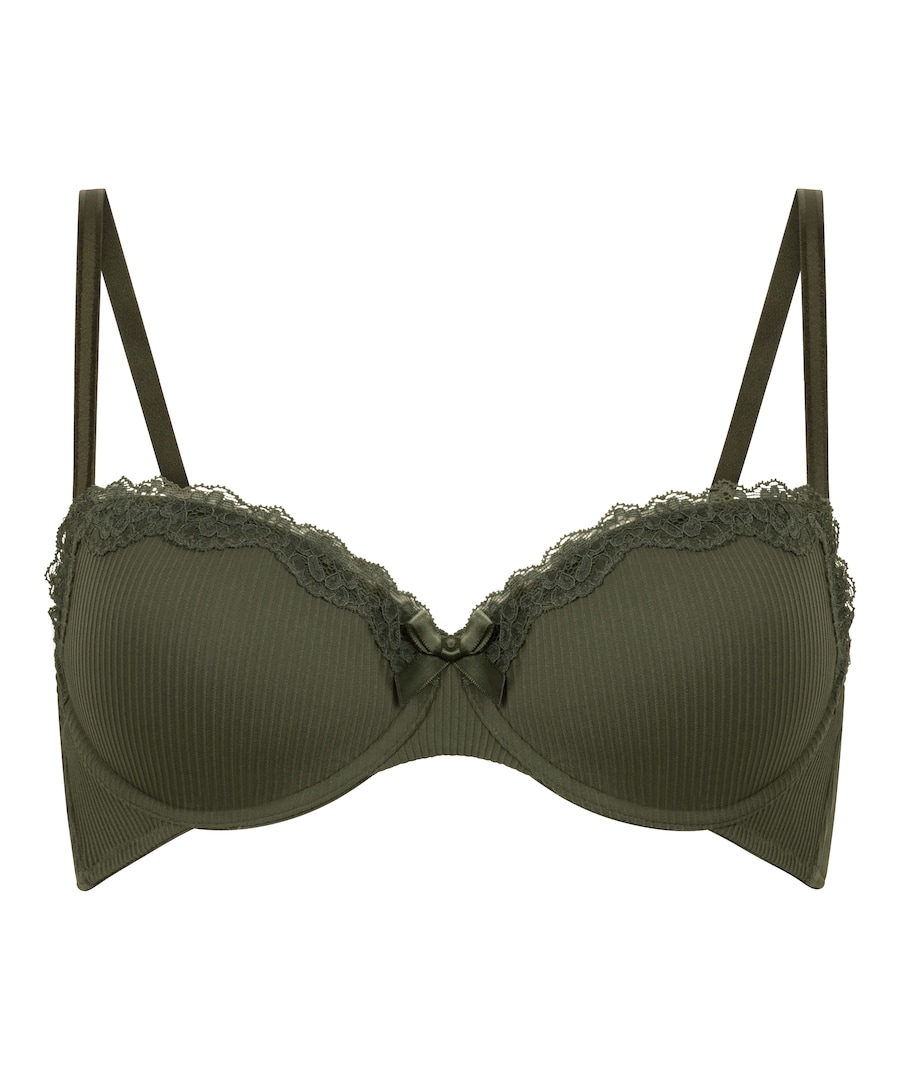 

Бюстгальтер-балконет Hunkemöller Lola Padded, зеленый