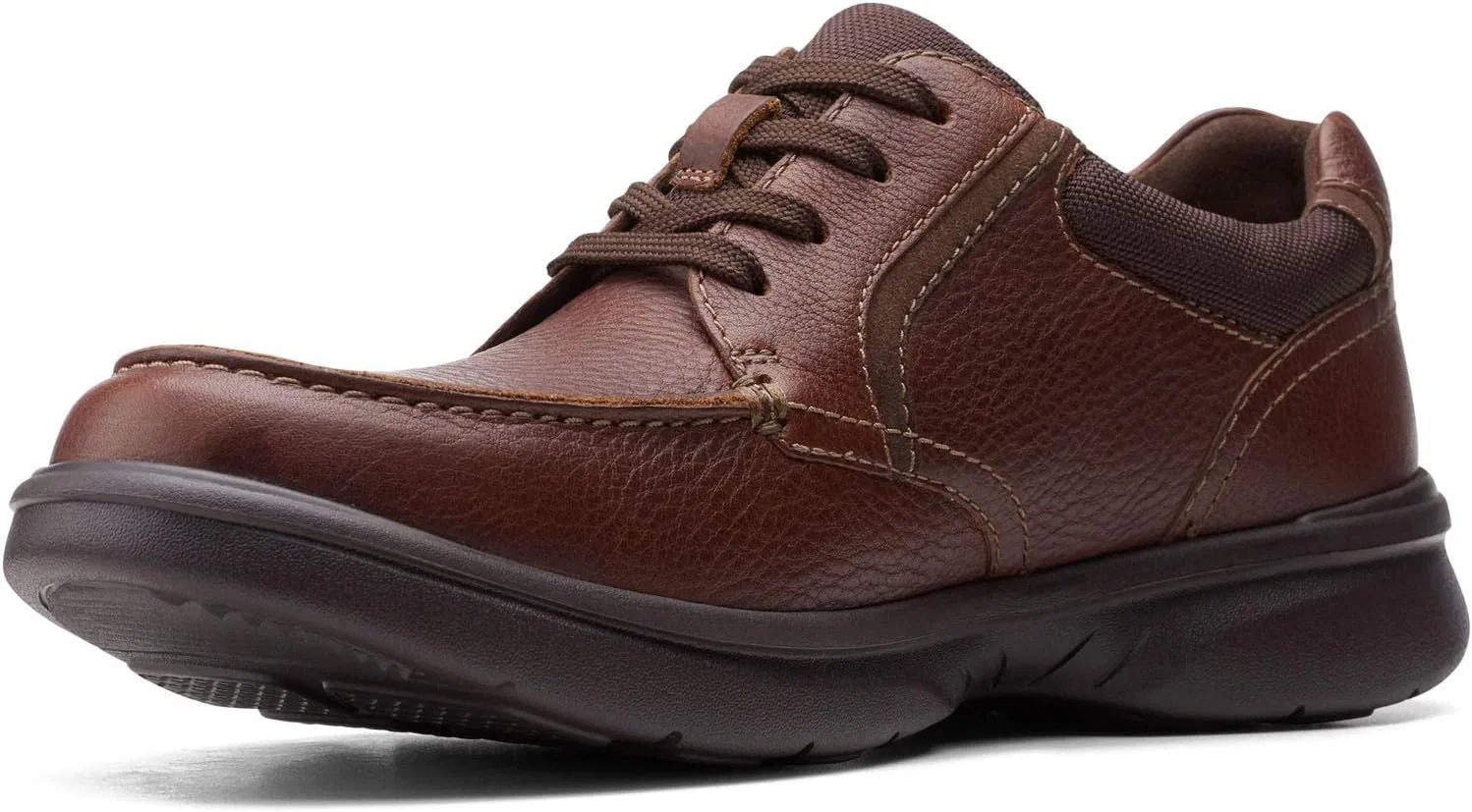 Мужские оксфордские туфли Clarks Bradley Vibe, 2-Tan Drum Leather — фото 2