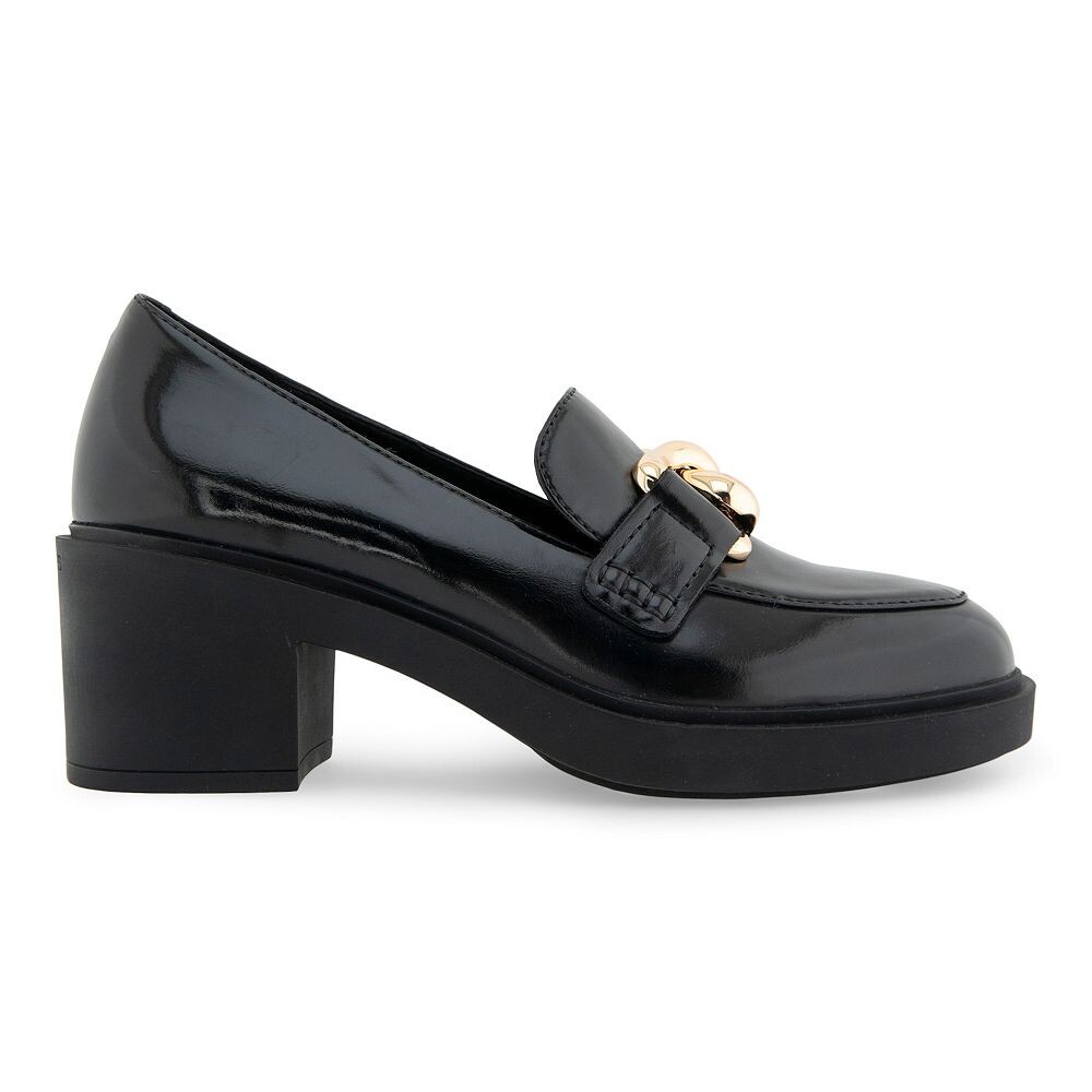 

Женские лоферы на блочном каблуке Aerosoles Gibbon, цвет Black Burnished