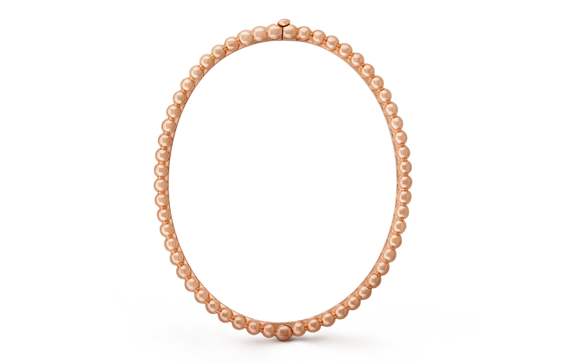 

Van Cleef & Arpels Perlee Series 18K White Gold Браслеты Women's Rose Gold