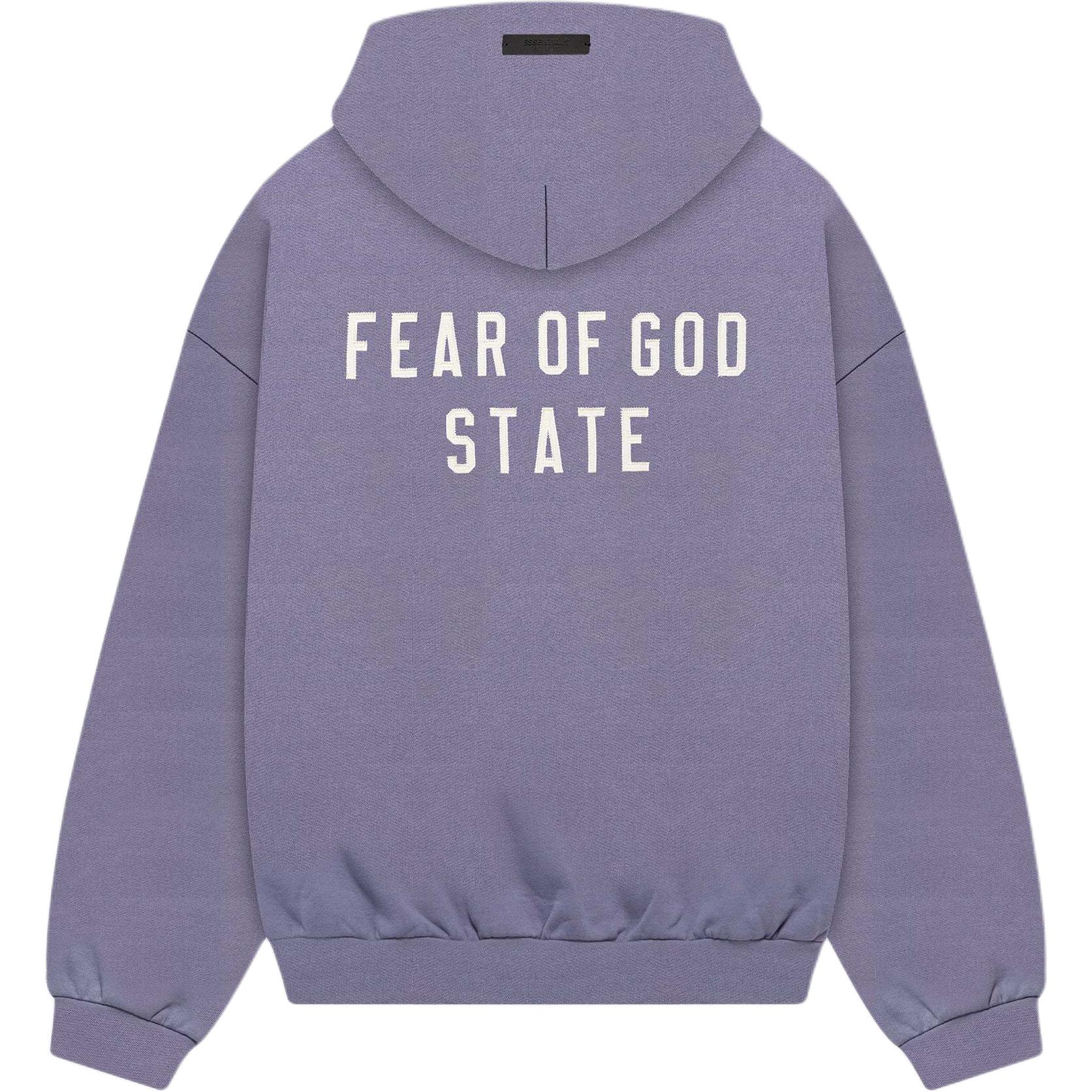 Толстовка с логотипом Fear Of God Essentials, Орхидея Пурпурный/Лавандовый — фото 2