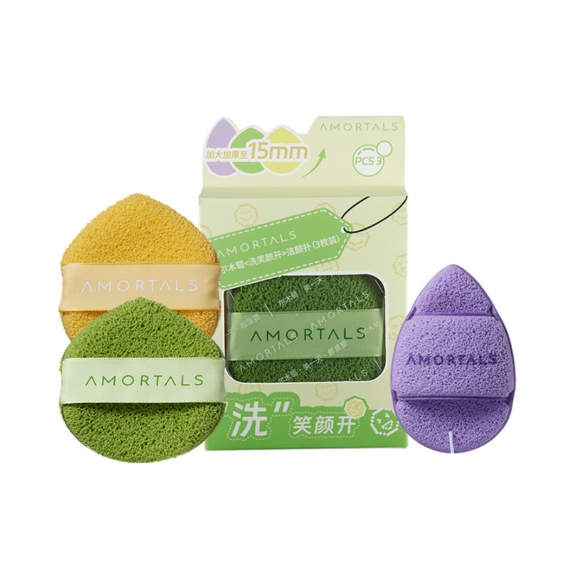 

Мочалка для умывания и выравнивания лица 3 шт/уп AMORTALS