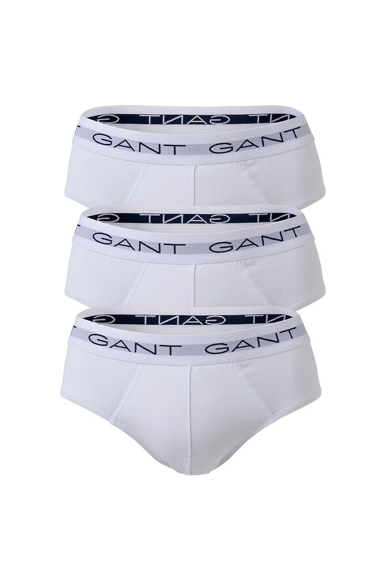 

Трусы с логотипом, 3 пары Gant, белый