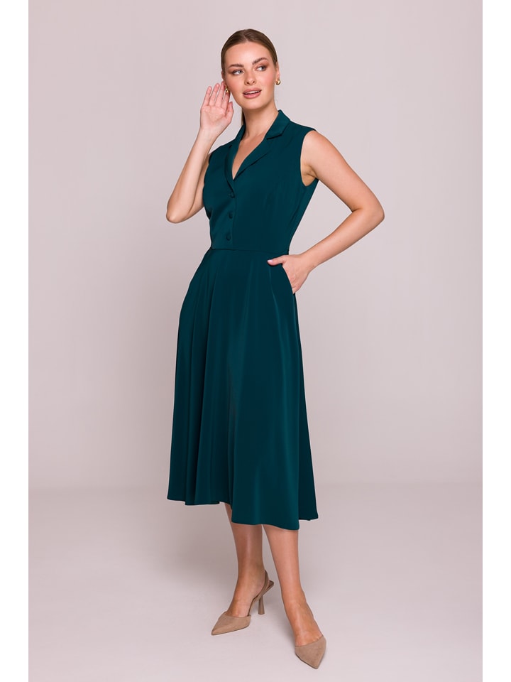 

Платье до колена Stylove, темно-зеленый