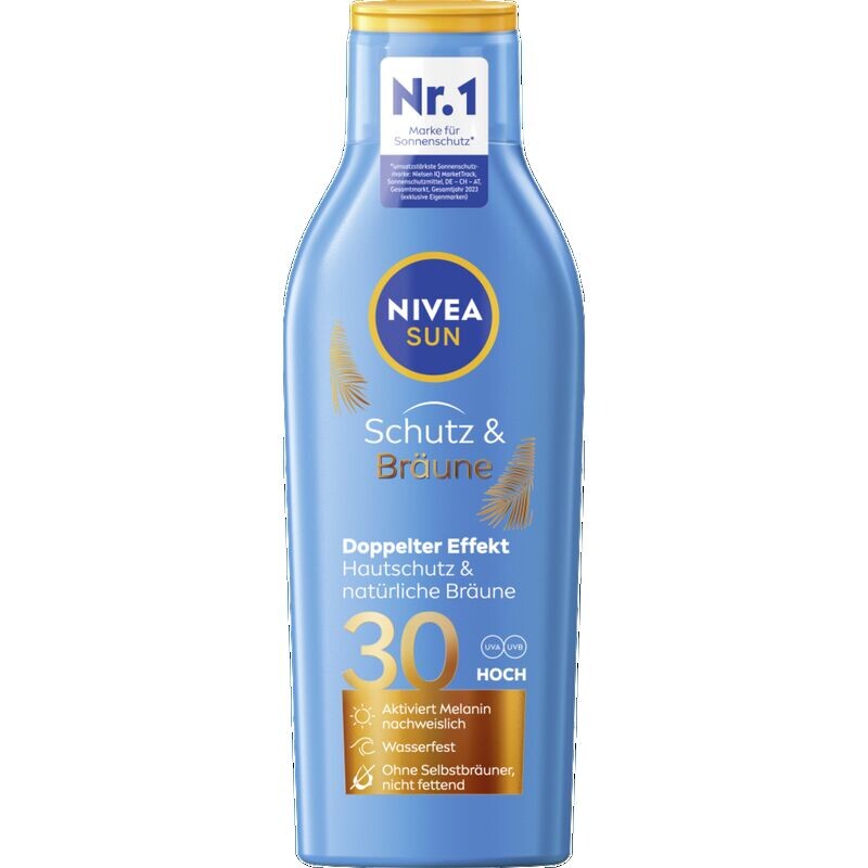 

Солнцезащитный крем для защиты и загара SPF 30 NIVEA, 200 ml