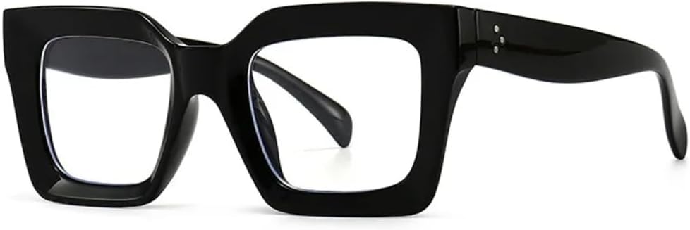 

Ретро-солнцезащитные очки «кошачий глаз» для женщин, модные квадратные очки для мужчин, защита от УФ-излучения UV400, женские солнцезащитные очки для ногтей UATXTAU, Black Clear