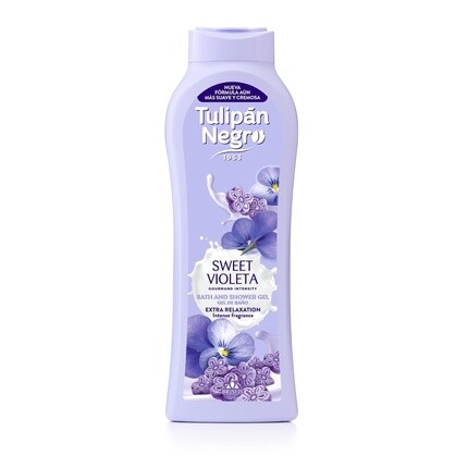 Tulipan Negro Tulipan Black Bath Gel с ароматом фиалки Extra Relaxation 650 мл — фото 2