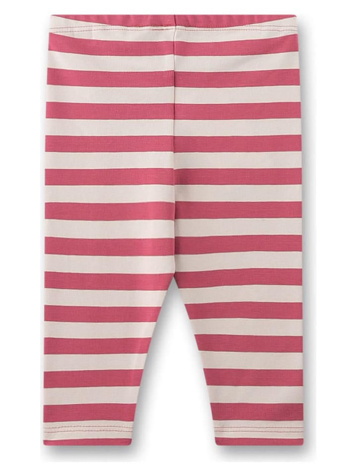 Sanetta Kidswear Леггинсы розово-кремового цвета — фото 2