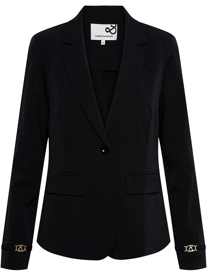 

&Co Woman Блейзер «Пресли» черного цвета