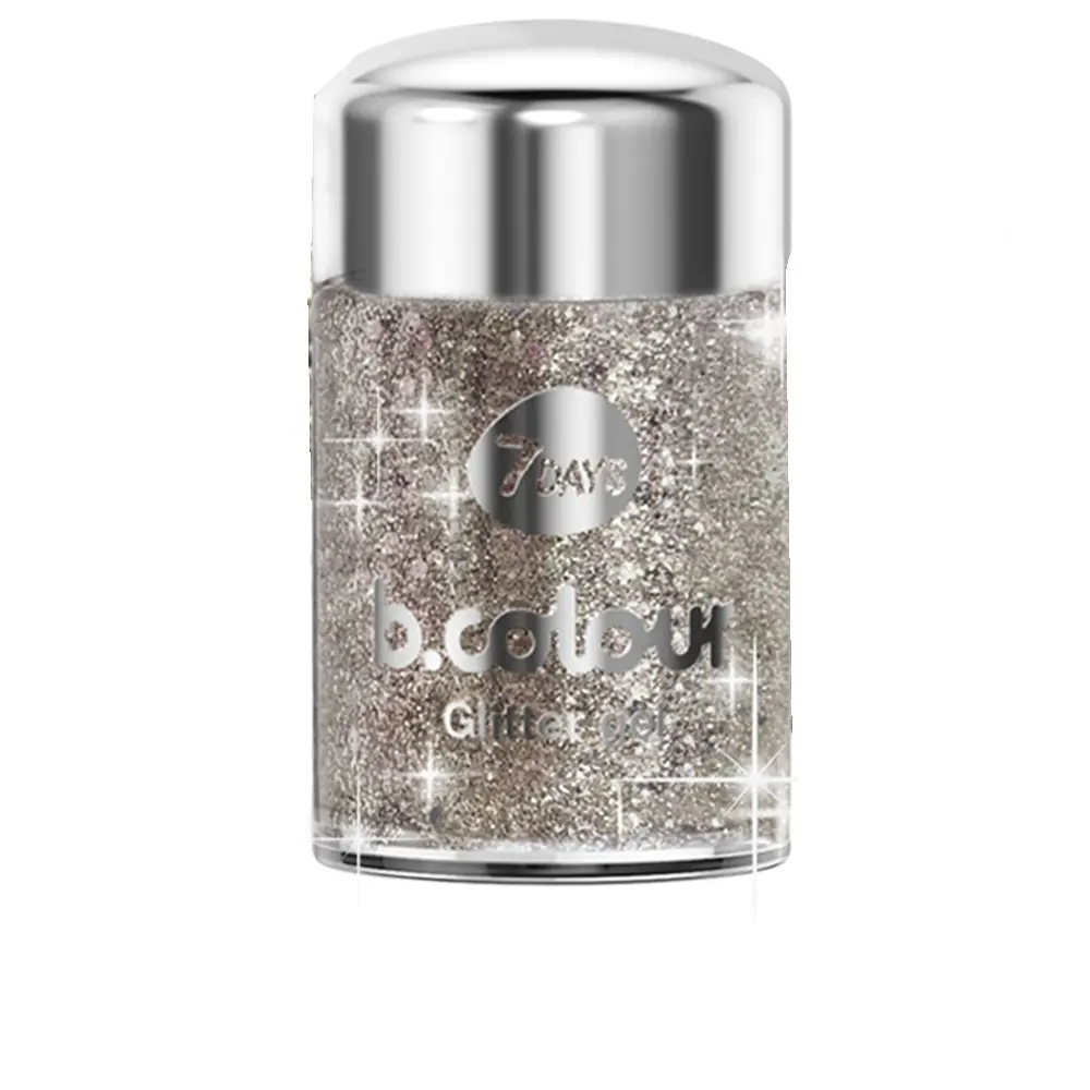 

Тени для век b.colour we gel de purpurina facial y corporal mini 7Days, 10 гр.