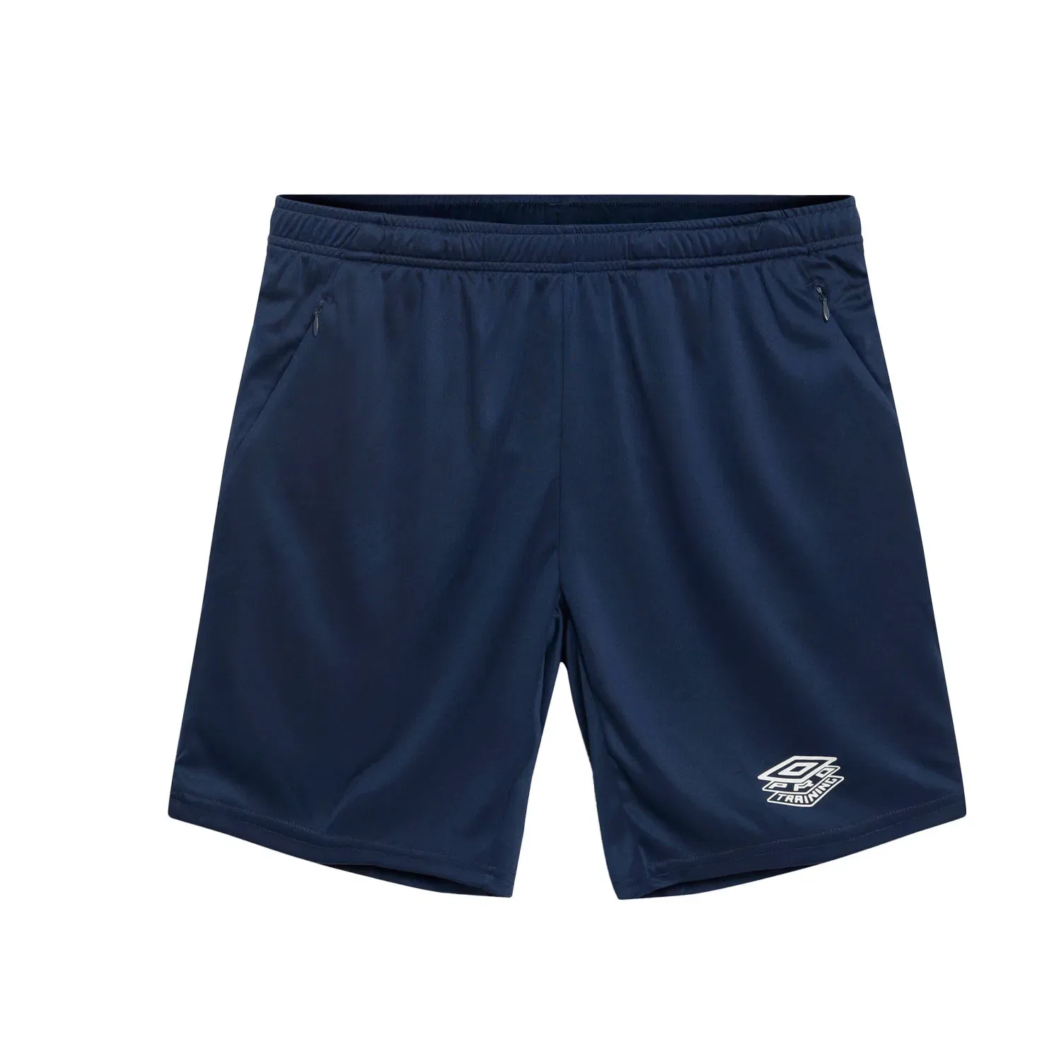 Шорты спортивные с силиконовым логотипом Umbro, темно-синий