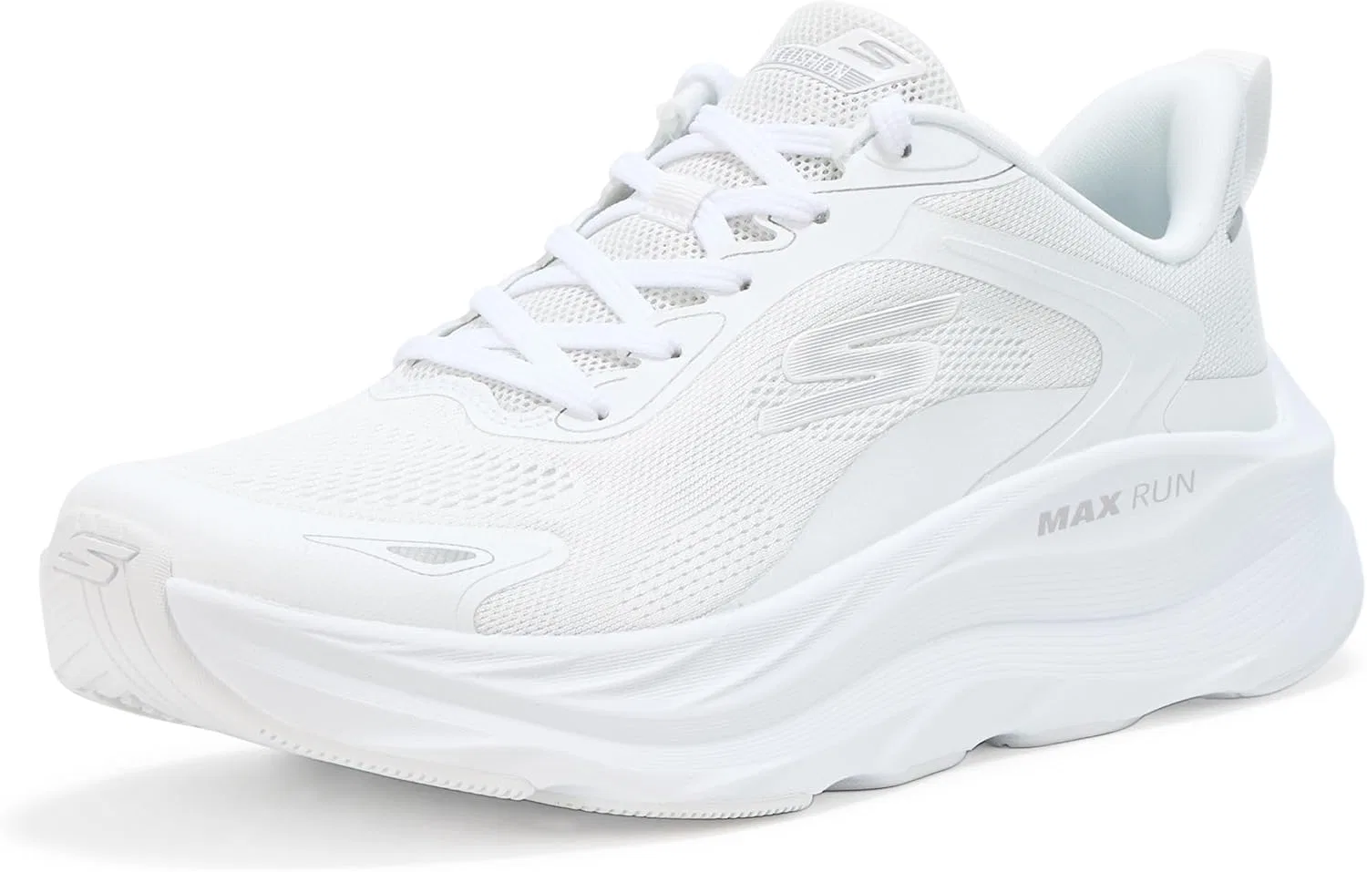 Мужские кроссовки Skechers Max Run Pacewave, White Opulent Garden