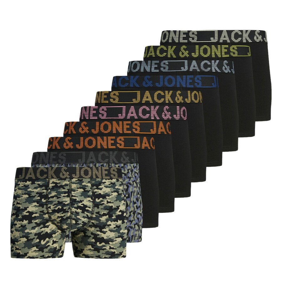 

Трусы JACK & JONES Boxer shorts Danny, цвет blue/khaki/black