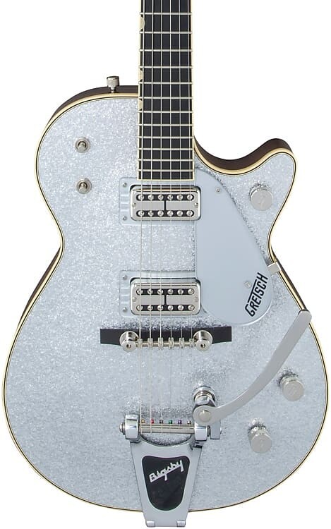 

Электрогитара Gretsch G6129T-59 Vintage Select Edition '59 Duo Jet - Silver Sparkle