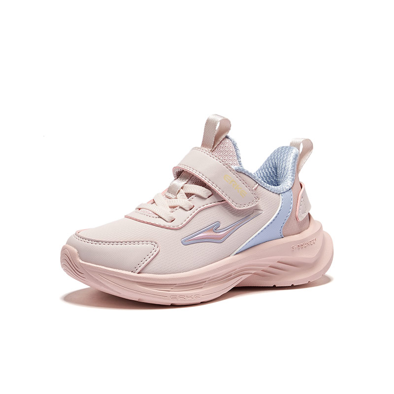 Скользостойкие износостойкие низкие детские кроссовки Pink Kids ERKE KIDS, Peony Pink/Clay Pink — фото 3