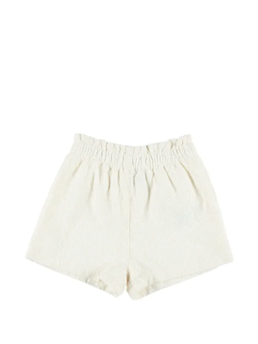 Комплект из топа и шорт с вышивкой Petit Bateau, бежевый — фото 4