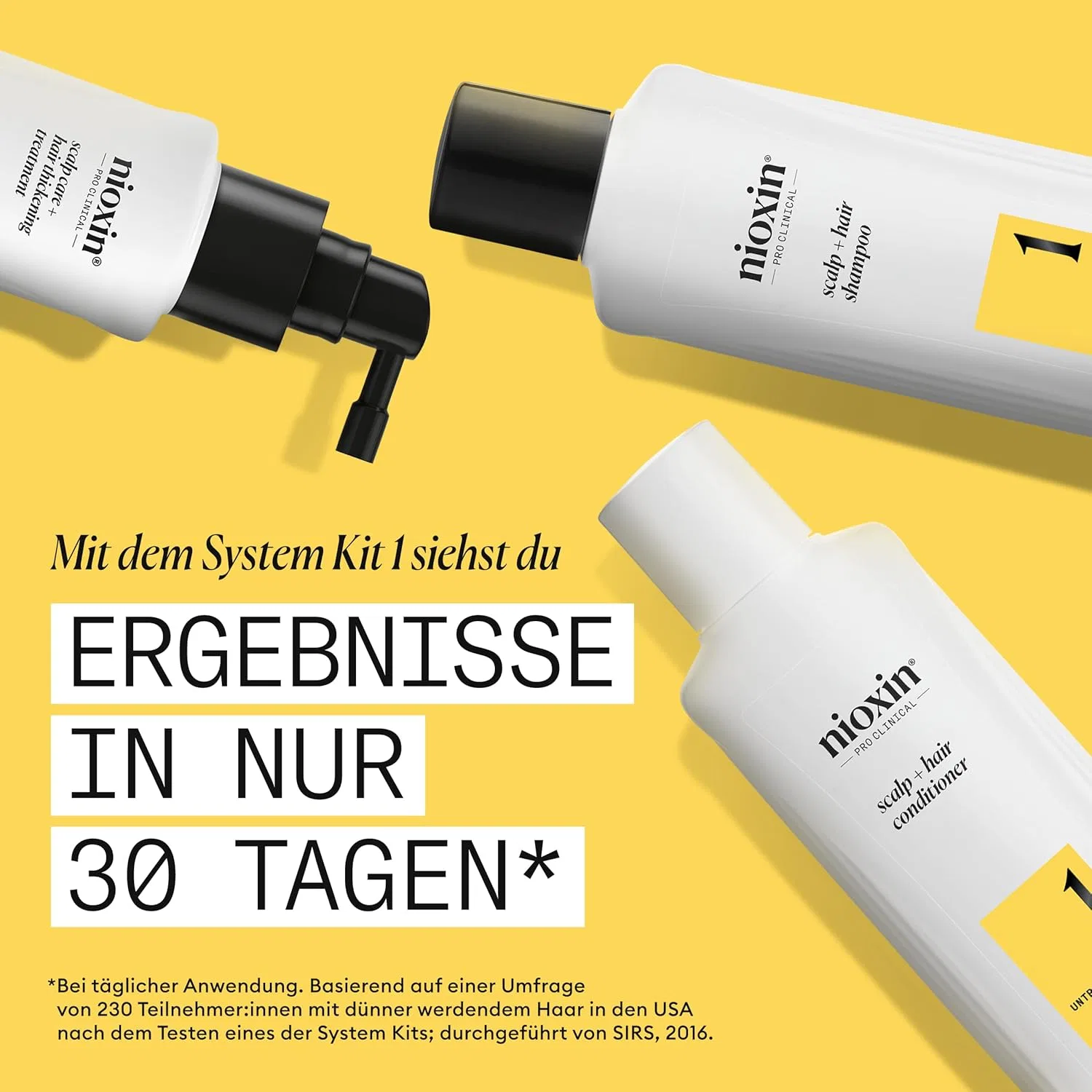 Шампунь для роста волос «Scalp + Hair Thickening System 1» от Nioxin — фото 3