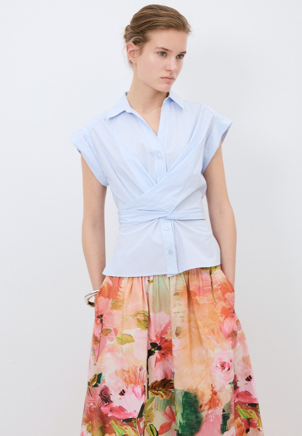 

Рубашка V NECK adL, синий