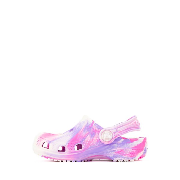 

Сабо Crocs Classic Glow-In-The-Dark Clog, цвет Marbled Pink Crush