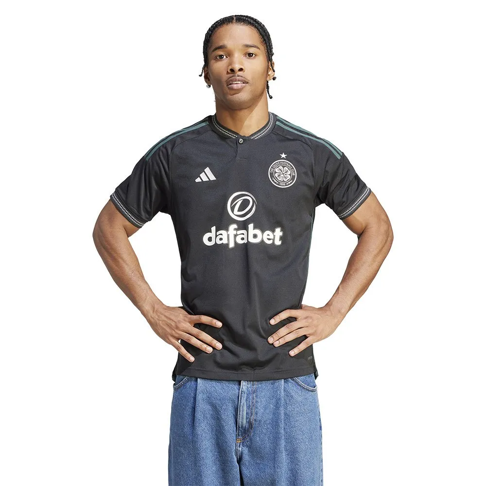 

Футболка с коротким рукавом adidas Celtic 23/24 Away, черный
