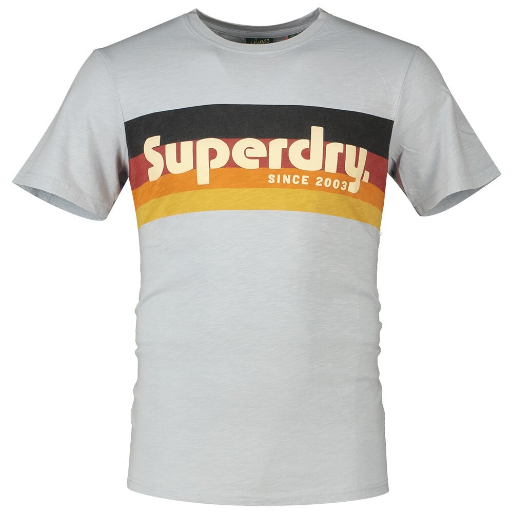 

Футболка с коротким рукавом Superdry Cali Logo, серый