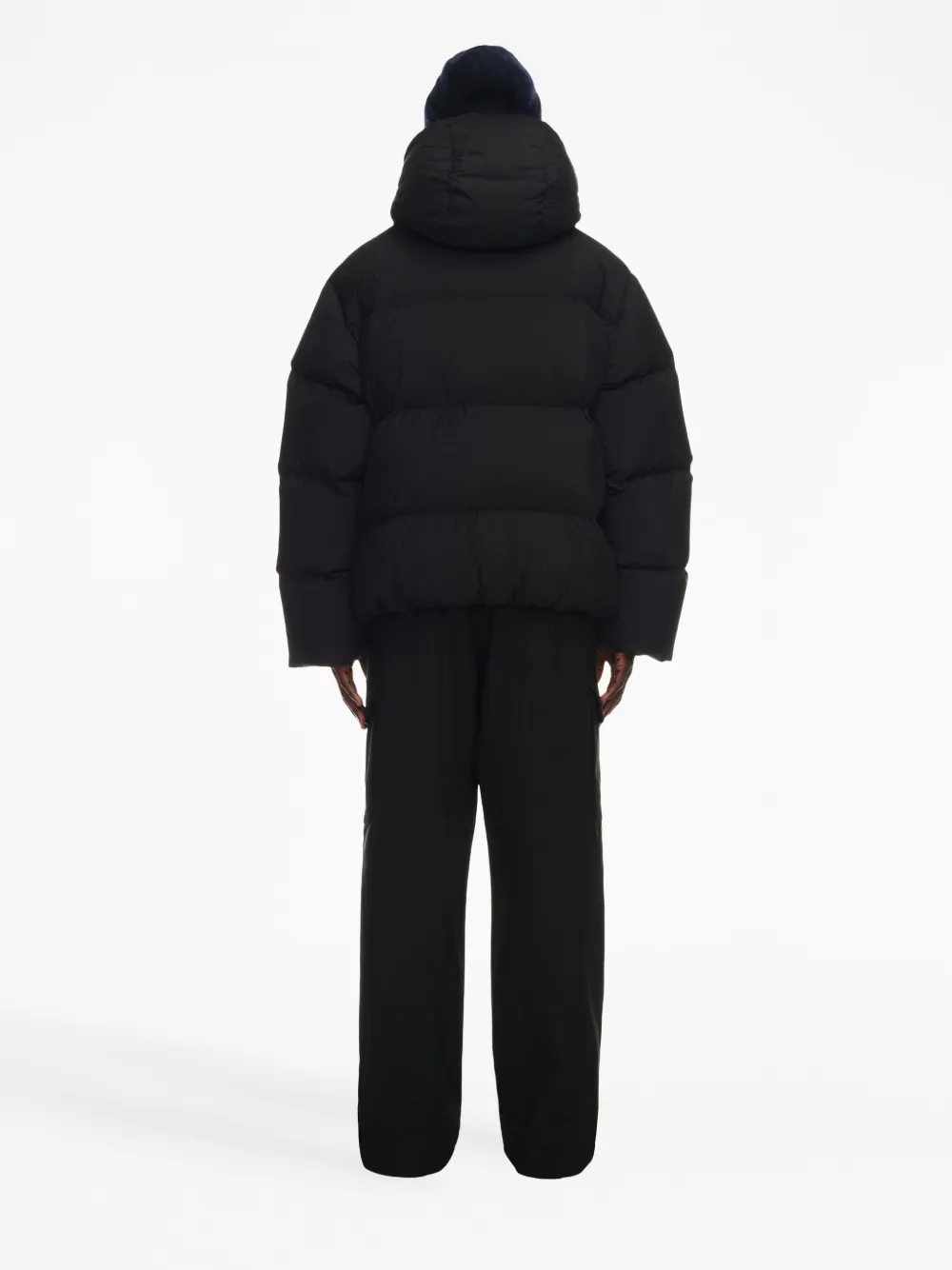 Пуховик на молнии OFF-WHITE, черный — фото 4